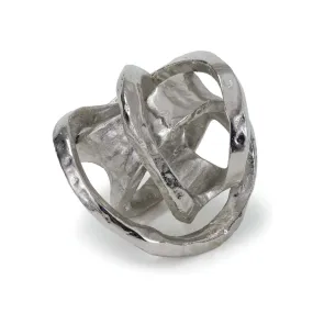 METAL KNOT- POLISHED NICKEL