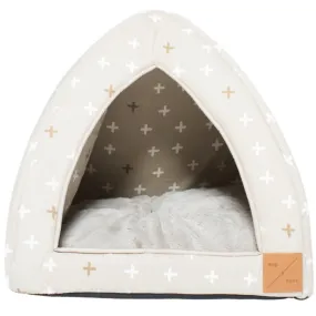 Mog & Bone Cat Igloo - Oatmeal Cross