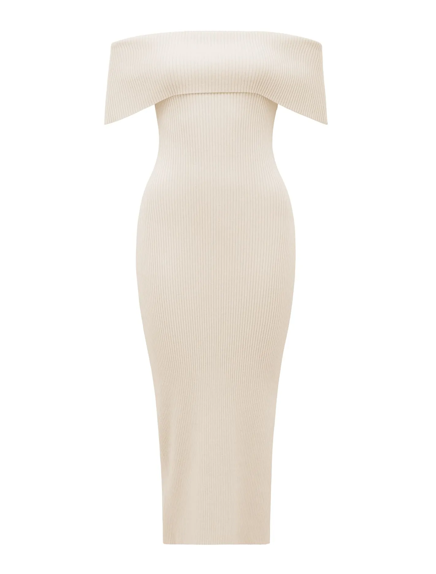 Naomi Bardot Column Knit Dress