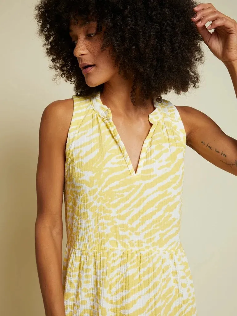 Nation LTD - Nadie Tiered Tank Midi Dress in Wild