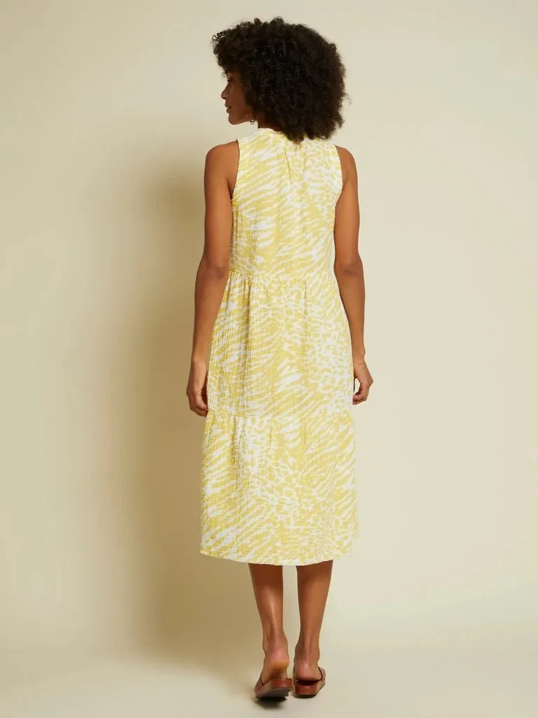 Nation LTD - Nadie Tiered Tank Midi Dress in Wild