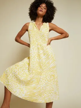 Nation LTD - Nadie Tiered Tank Midi Dress in Wild