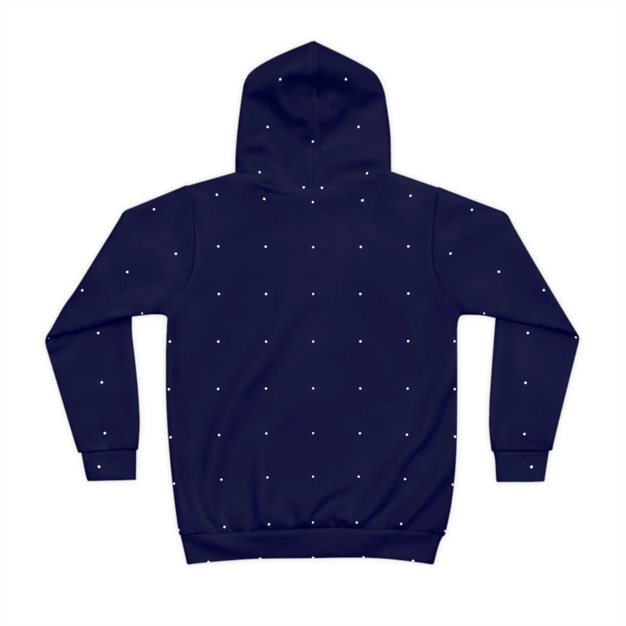 Navy Dot Pattern Children's Hoodie – Cozy and Stylish Kids Wear