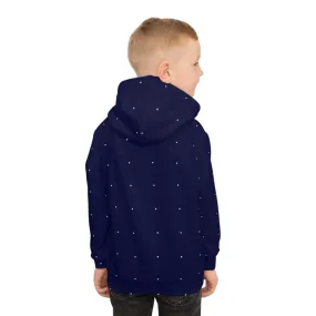 Navy Dot Pattern Children's Hoodie – Cozy and Stylish Kids Wear