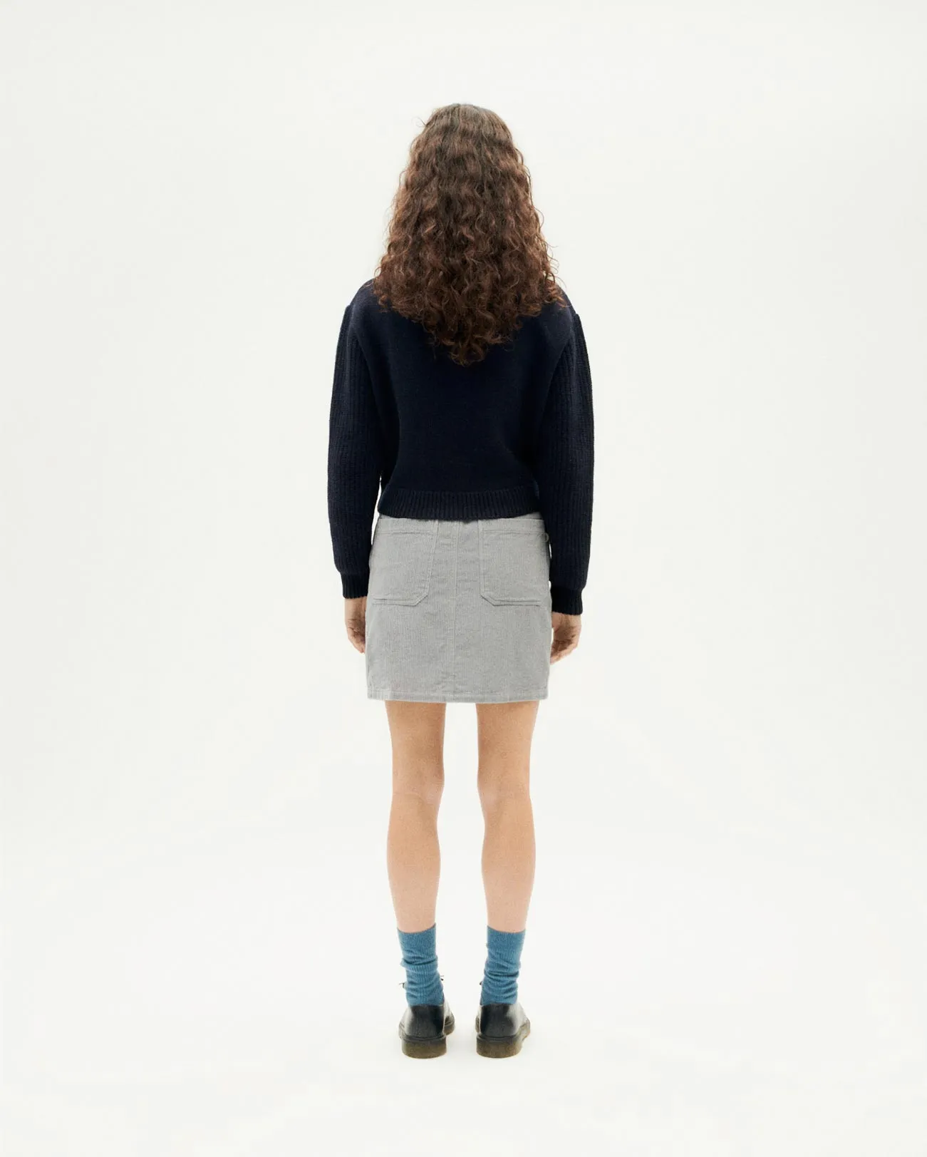 NAVY TANIT KNITTED SWEATER | THINKING MU