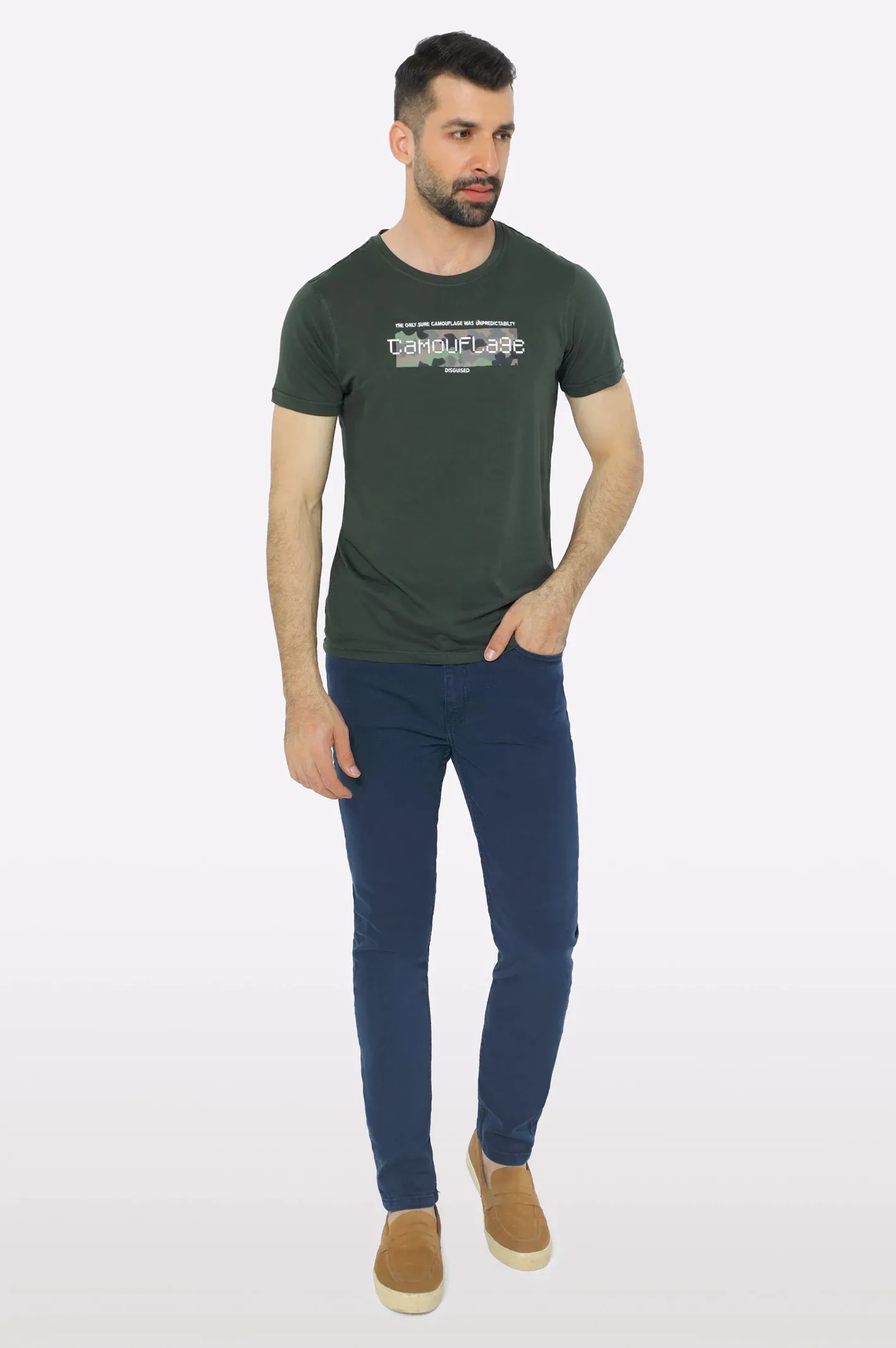 Olive Graphic T-Shirt