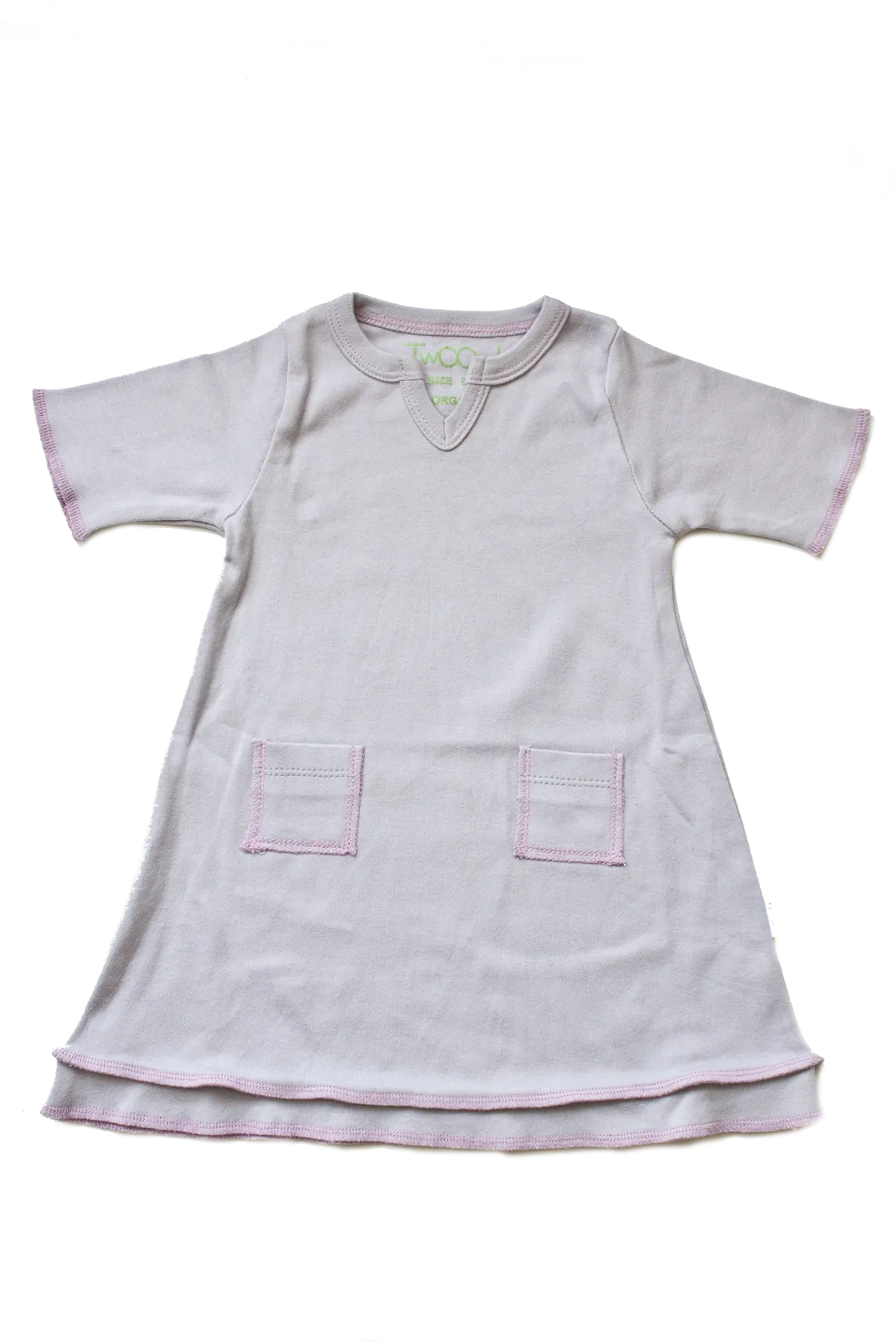 Organic Lavender Baby Tunic Pocket Dress
