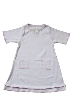 Organic Lavender Baby Tunic Pocket Dress