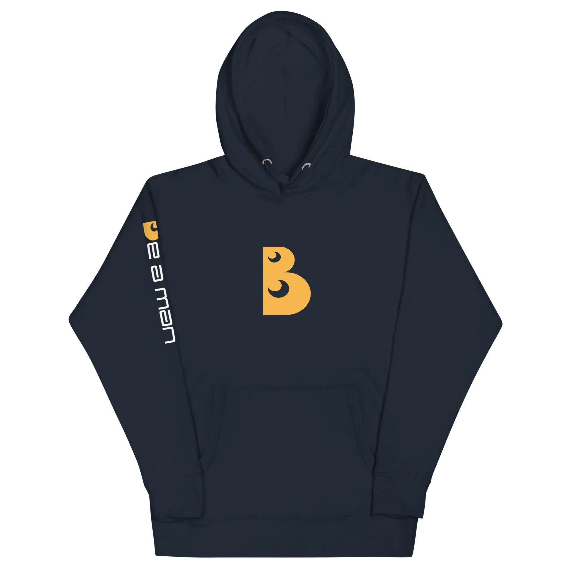 Original Be a Man Blue Collar Unisex Hoodie
