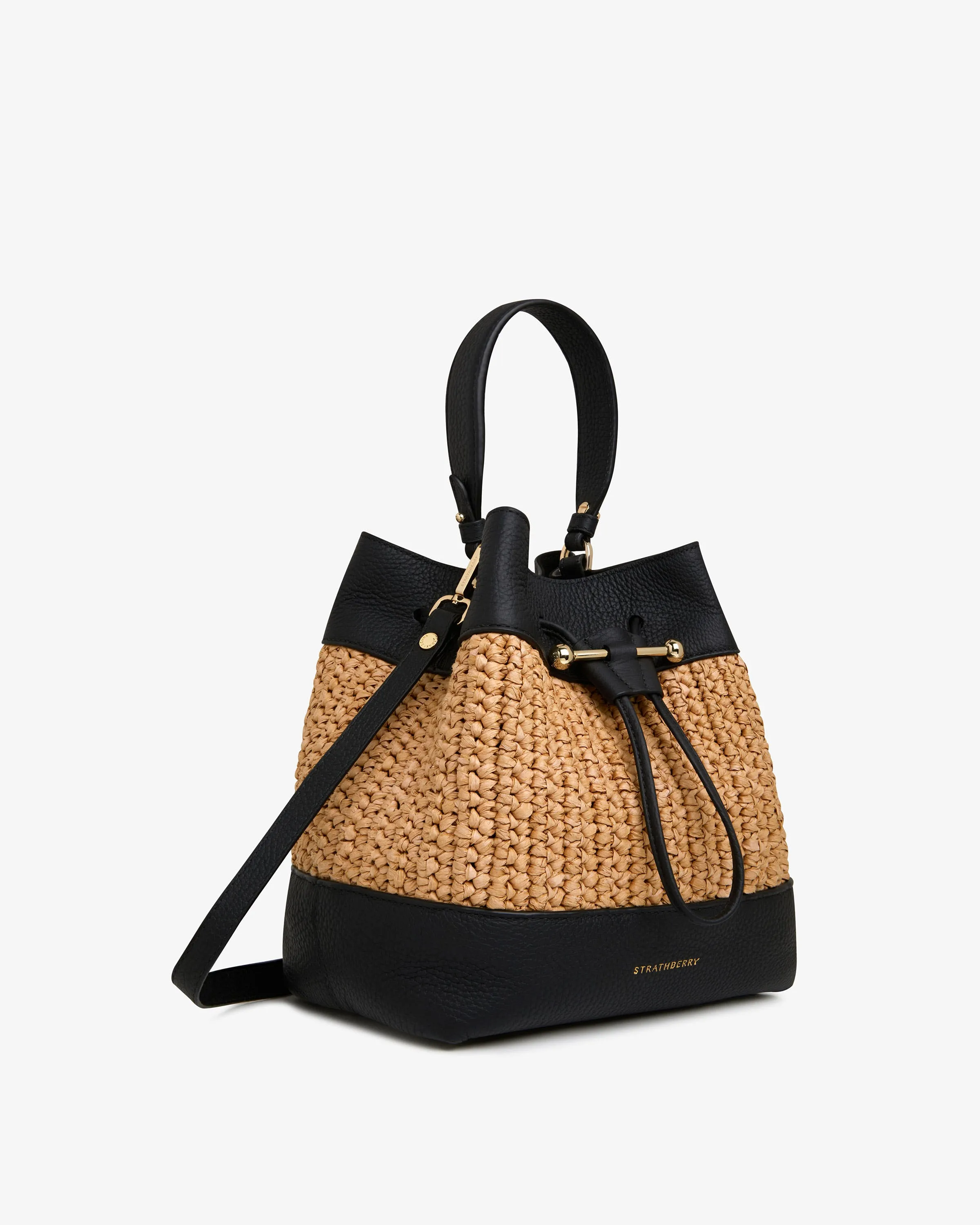 Osette Midi - Raffia/Black