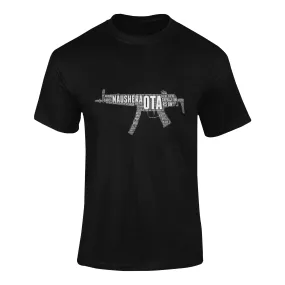 OTA T-shirt - Word Cloud Naushera - MP5 (Men)