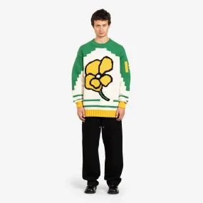 Oversized 'Kenzo Poppy' Jumper Grass Green