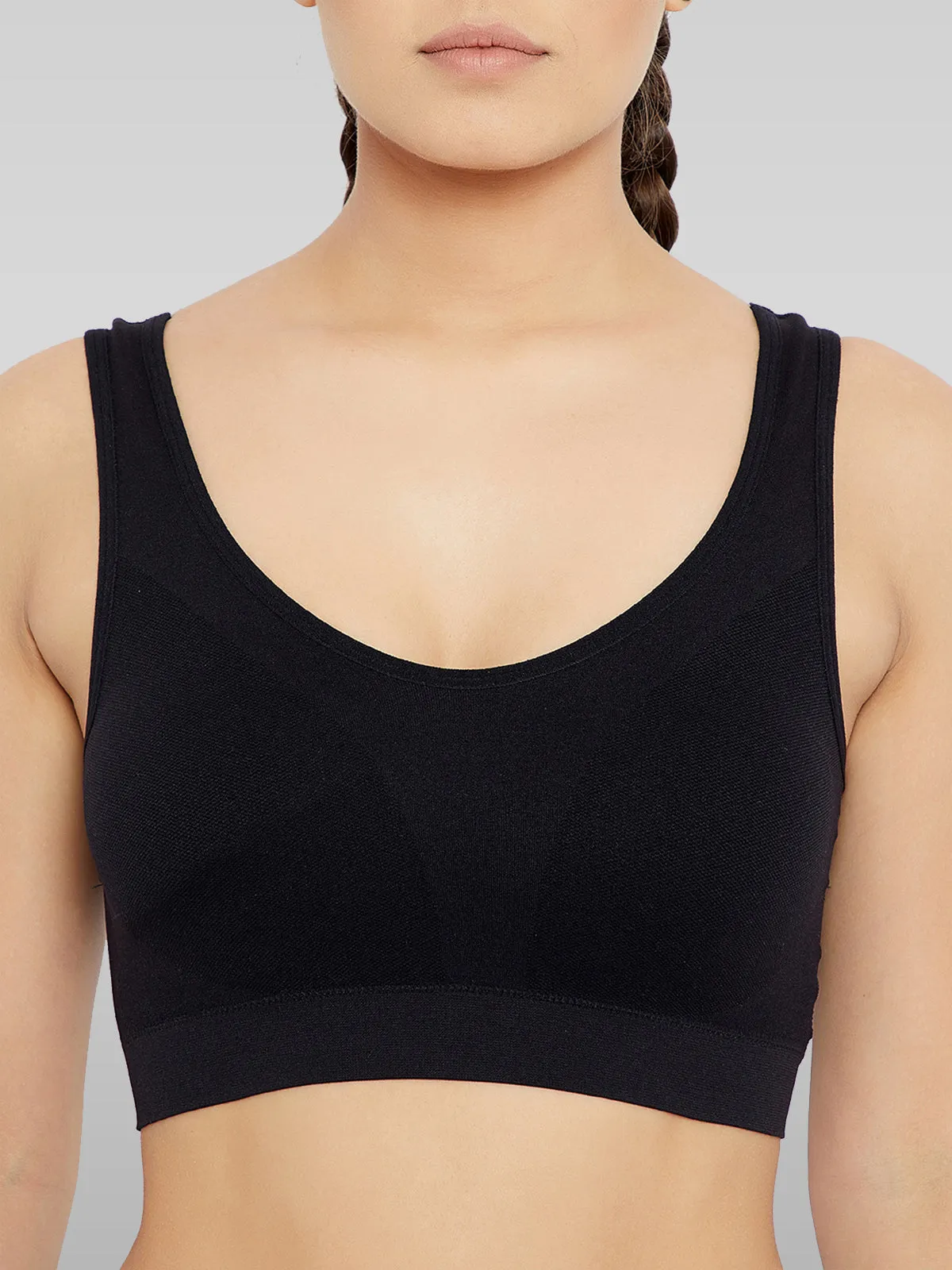 Padded Women's Bra - Black
