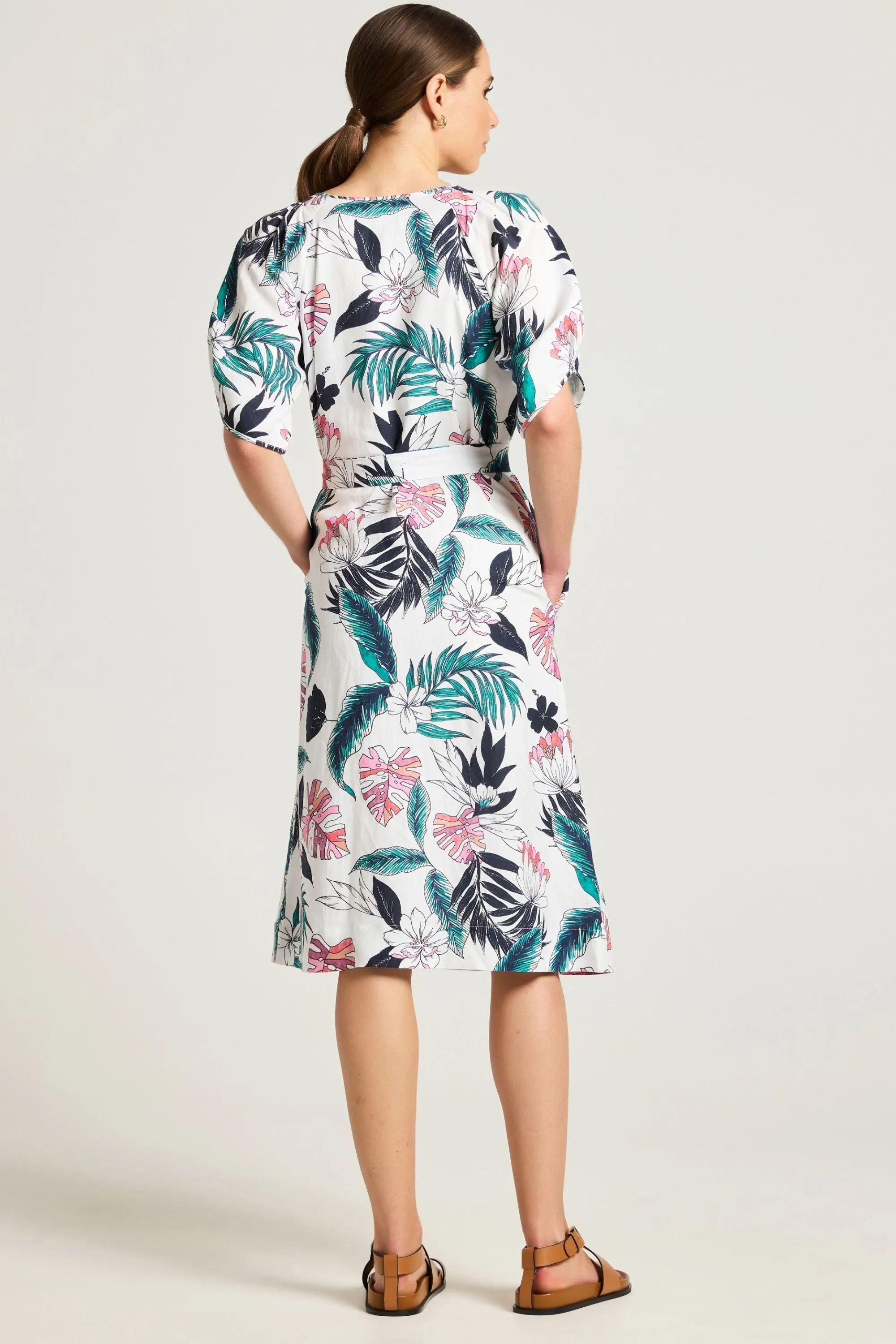 PANAMA PRINT DRESS - YT25S9540