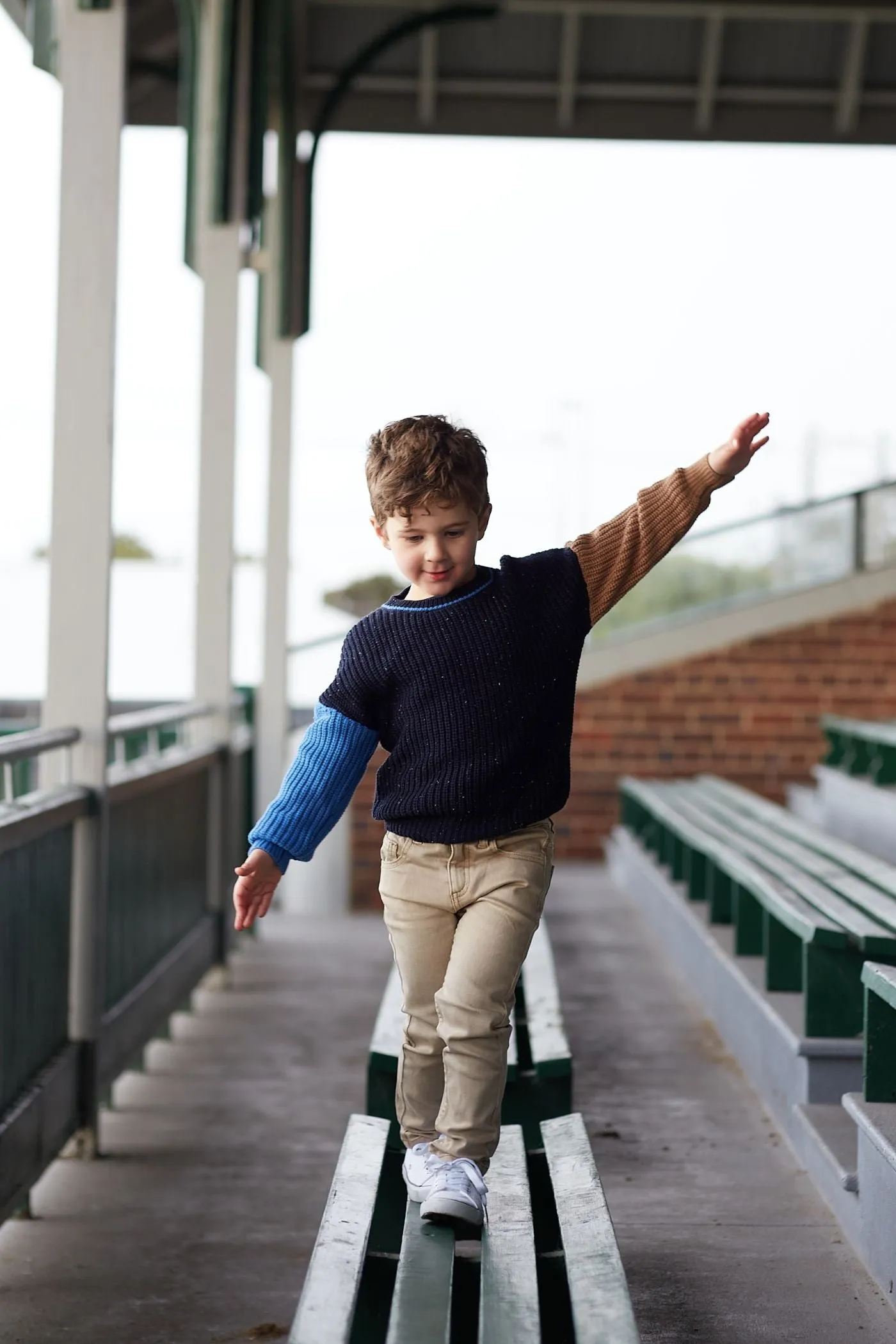 Panel Knit Jumper
