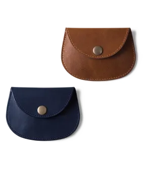 Pellet Cable/Coin Wallet (Blue & Brown) - Set of 2
