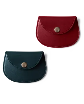 Pellet Cable/Coin Wallet (Red & Green) - Set of 2