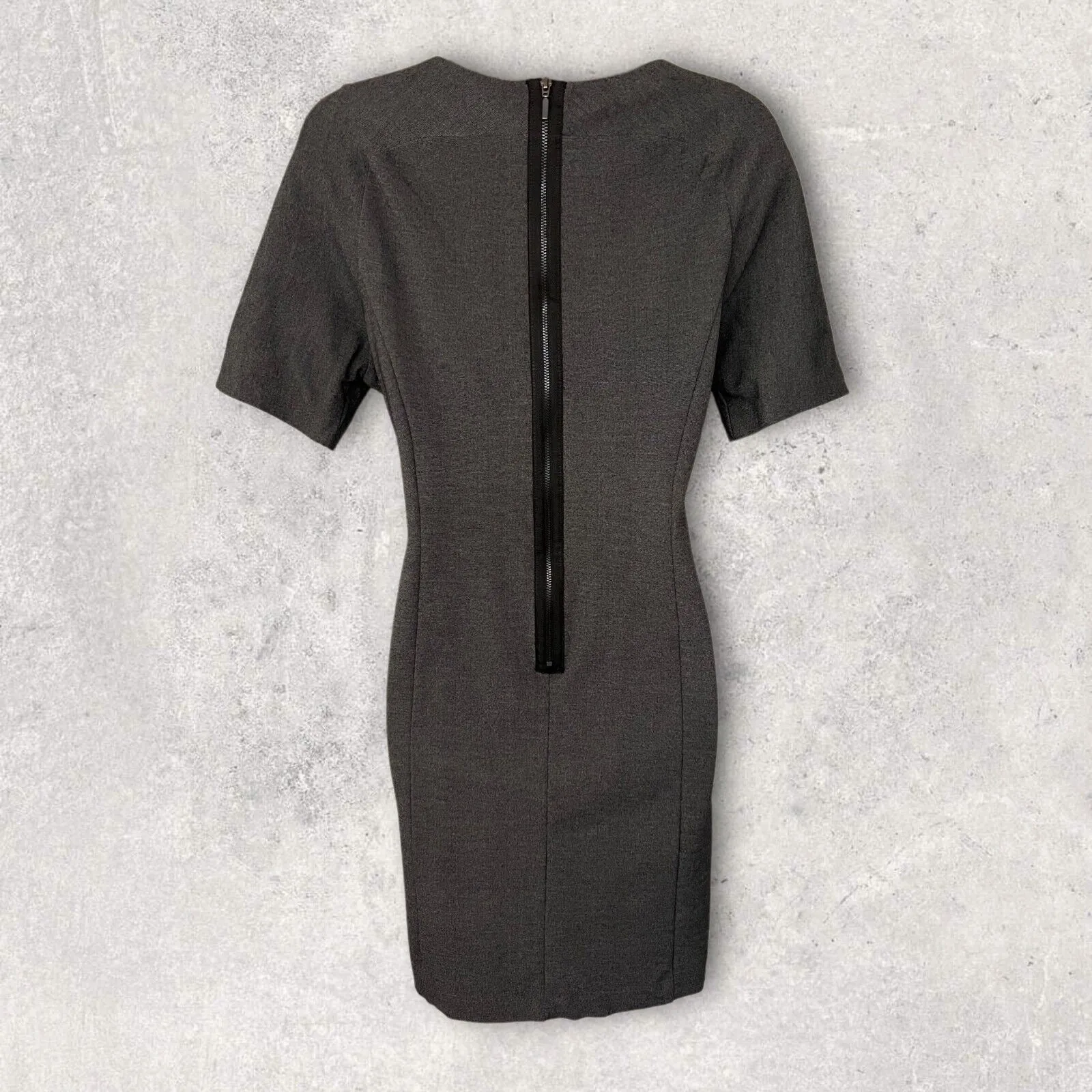 Phase Eight Grey Short Sleeve Dress, Formal, Office UK 14 US 12 EU 42