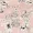 Pink Floral Print Frilled Sleeve High Neck Top