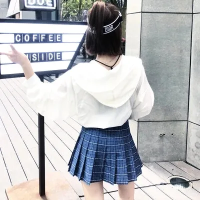 Pleated high waist skirt KF24059