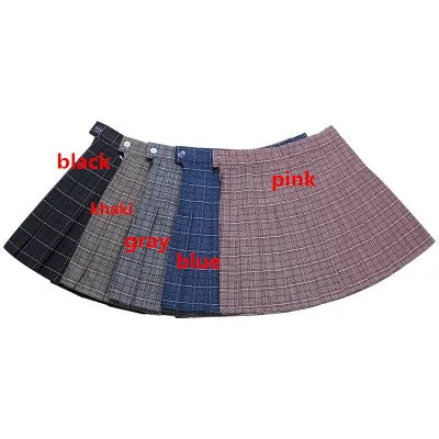 Pleated high waist skirt KF24059