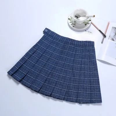 Pleated high waist skirt KF24059