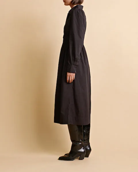 Poplin Midi Dress