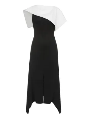 Pre Order:  Sleeveless Patchwork Asymmetric A-line Dress
