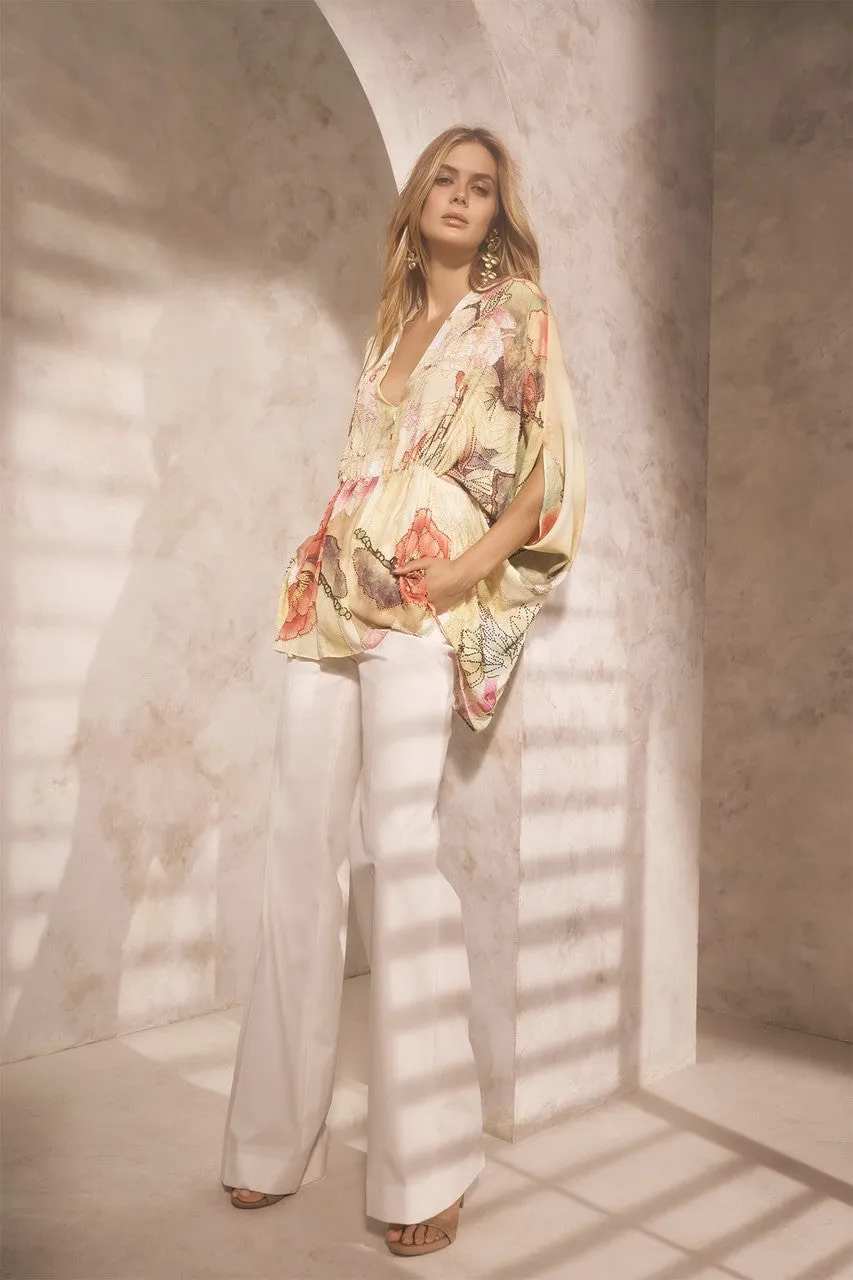 Printed Silky Soft Caftan Top