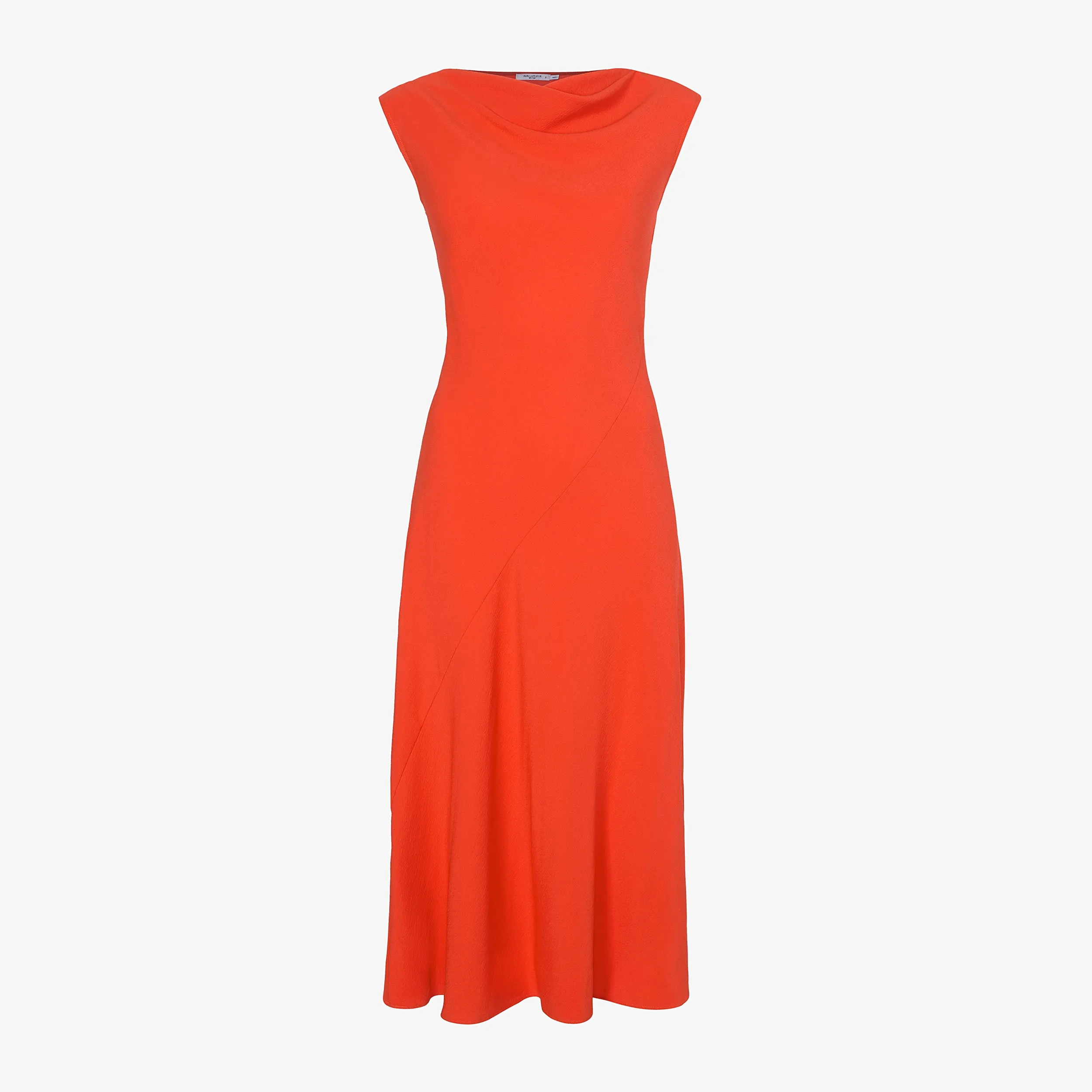 Priya Dress - Eco Heavy Soft Wave :: Bright Coral