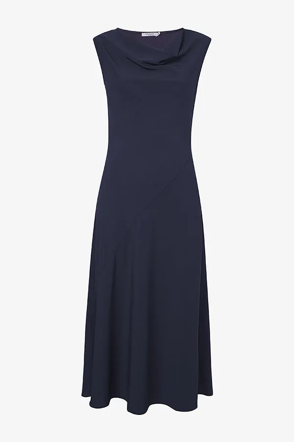 Priya Dress - Eco Heavy Soft Wave :: Caspian Blue