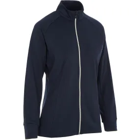 ProQuip Ladies Kristy Full Zip Pullover - Navy