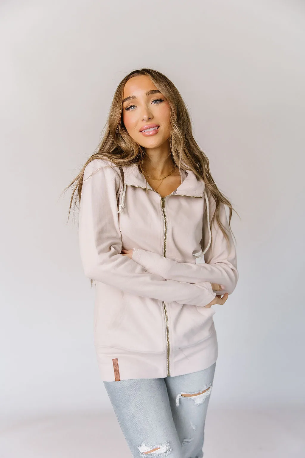 *PVM* FullZip Sweatshirt (Dove)
