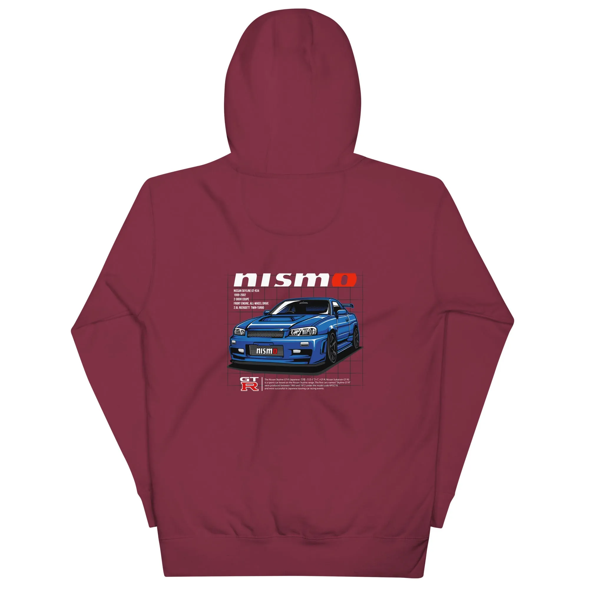 R34 Nismo Premium Car Culture Hoodie