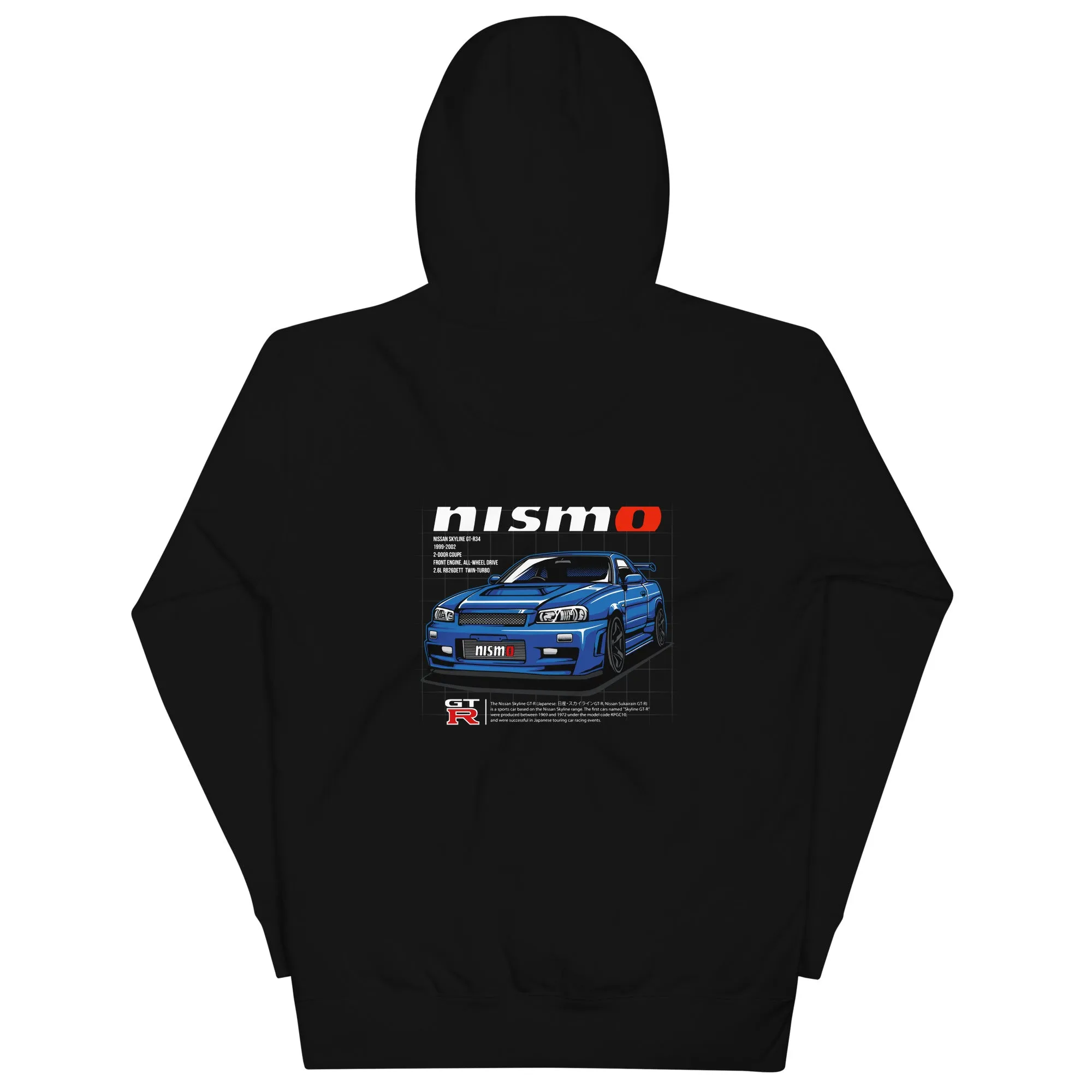 R34 Nismo Premium Car Culture Hoodie