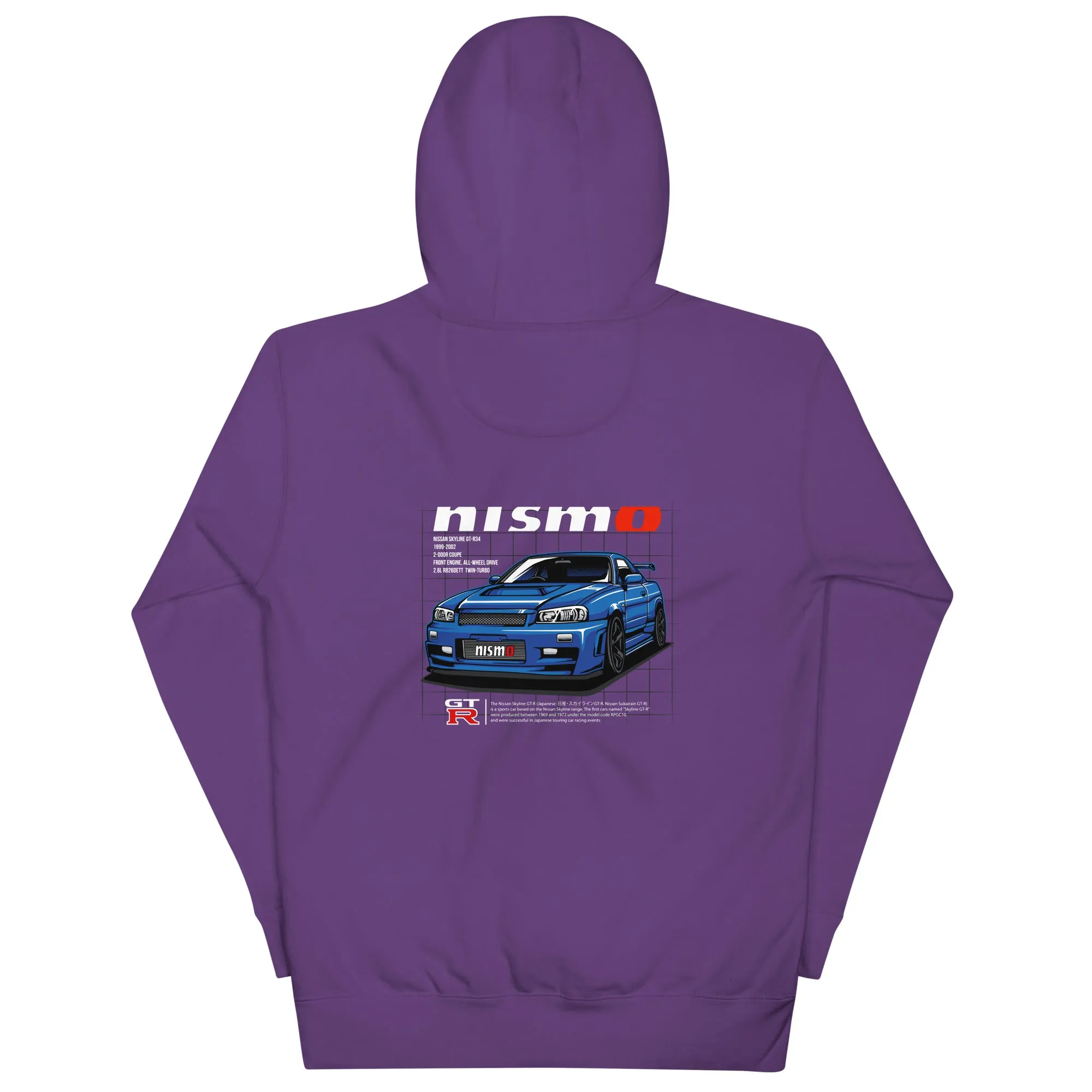 R34 Nismo Premium Car Culture Hoodie