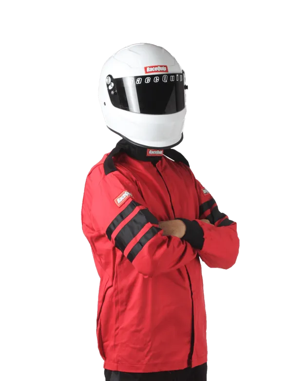 RaceQuip Single Layer Fire Suit Jacket - Red - Medium - 111013