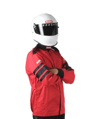 RaceQuip Single Layer Fire Suit Jacket - Red - Medium - 111013