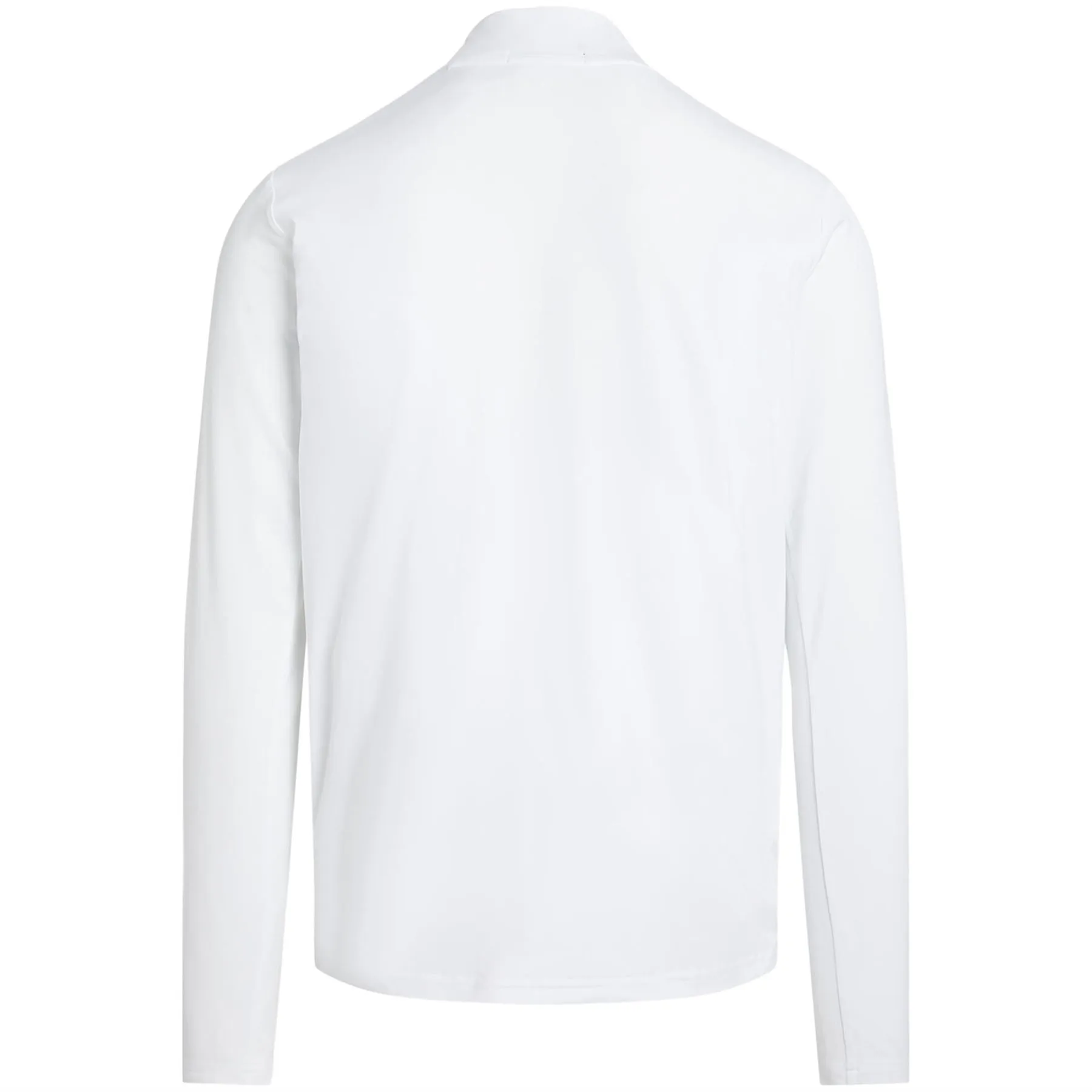 RLX Tailored Fit Long Sleeve Mock Neck Base Layer White - SS24