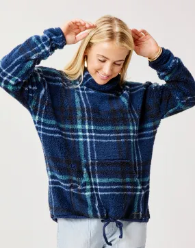 Roley Cowl: Navy Plaid