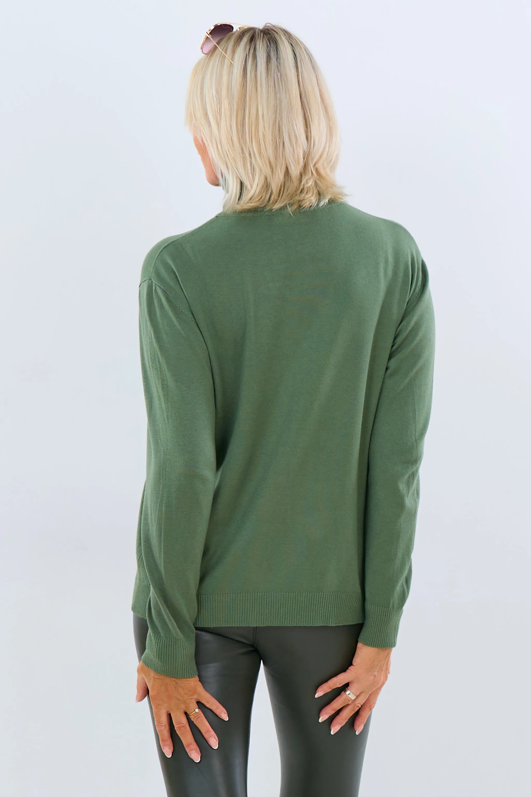 Rollkragen Pulli "Senora", khaki