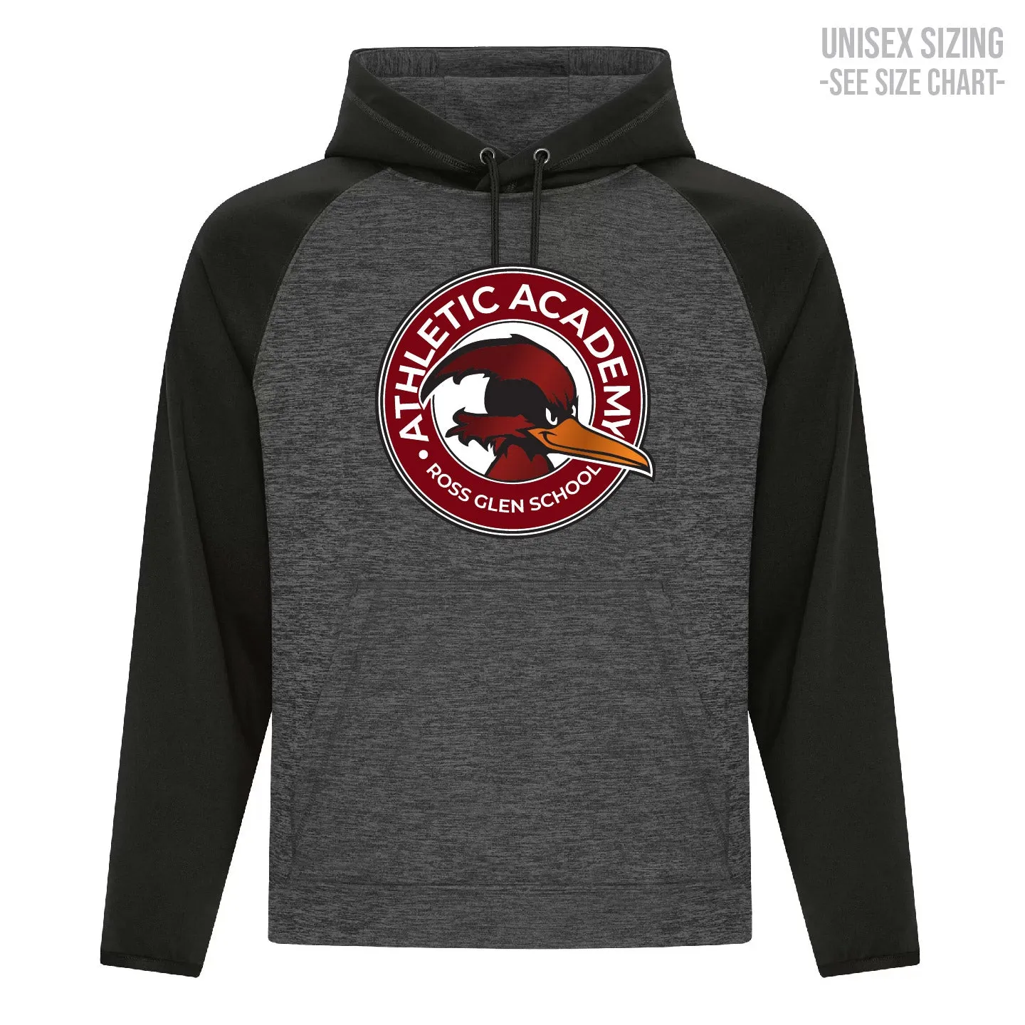 Ross Glen Athletic Academy ADULT Performance Hoodie (RGST001-F2047)