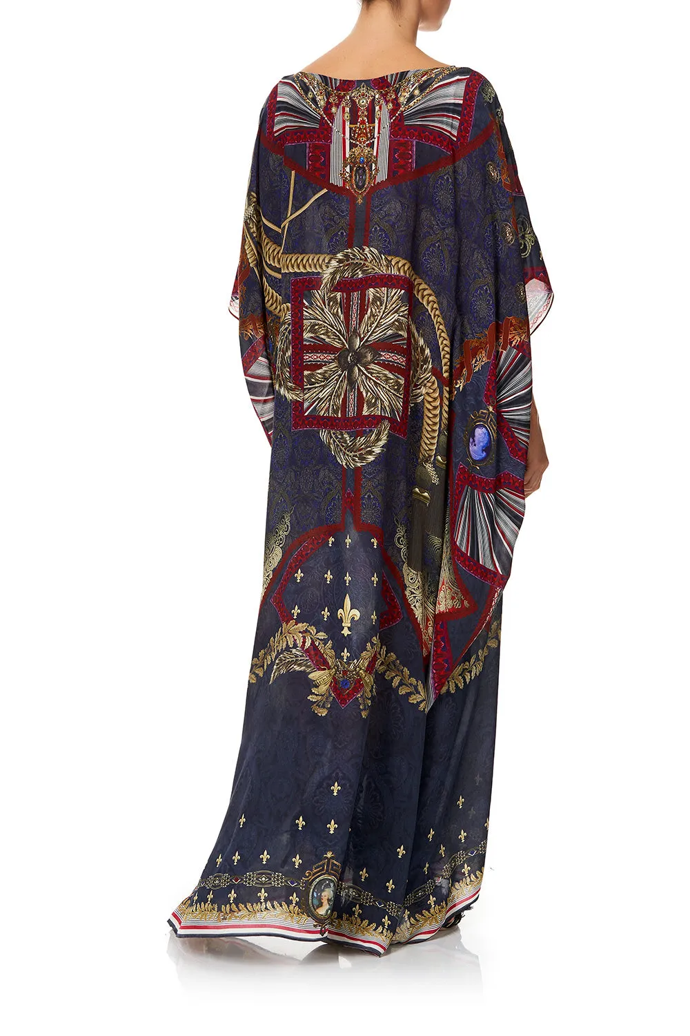 ROUND NECK KAFTAN THIS CHARMING WOMAN