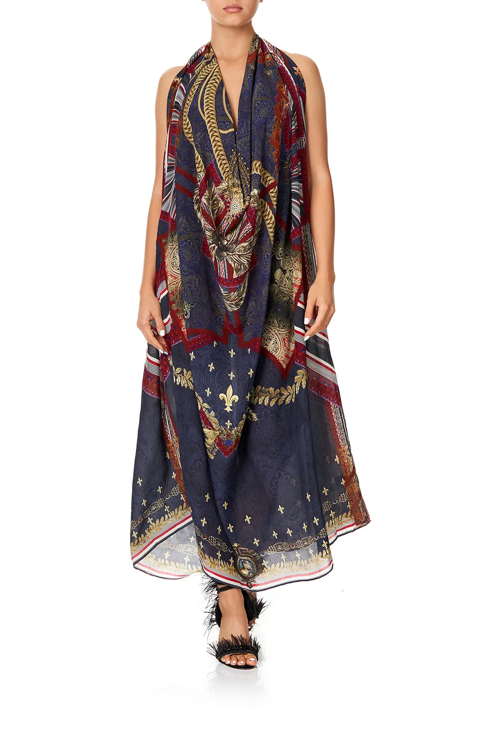 ROUND NECK KAFTAN THIS CHARMING WOMAN