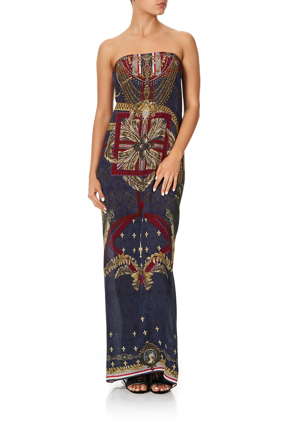 ROUND NECK KAFTAN THIS CHARMING WOMAN