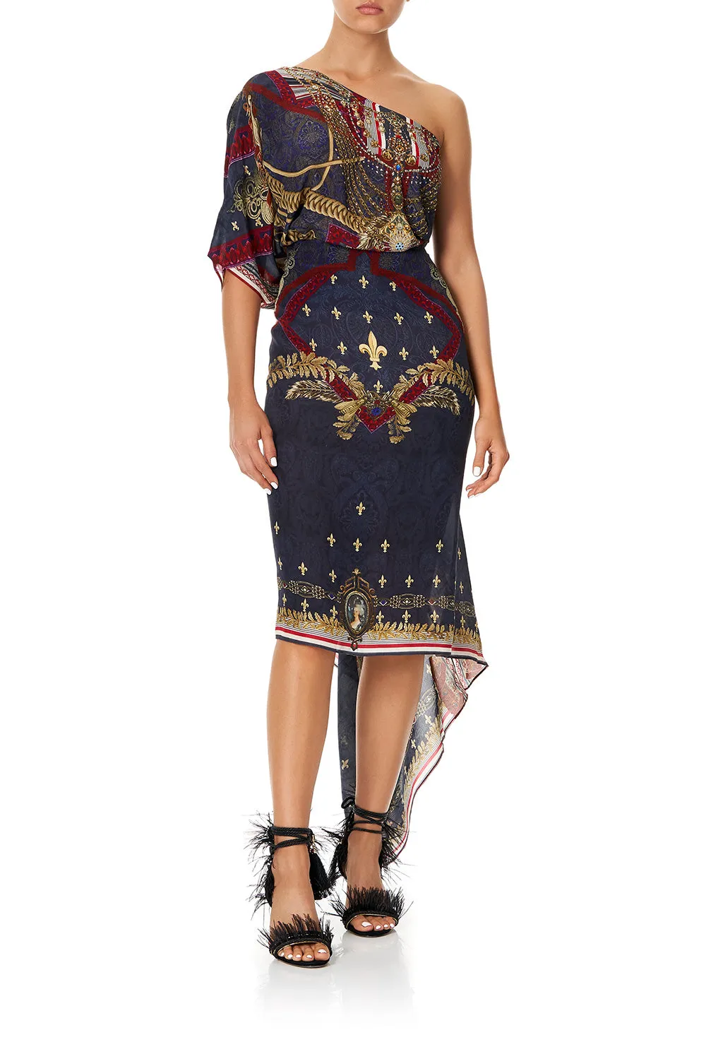 ROUND NECK KAFTAN THIS CHARMING WOMAN