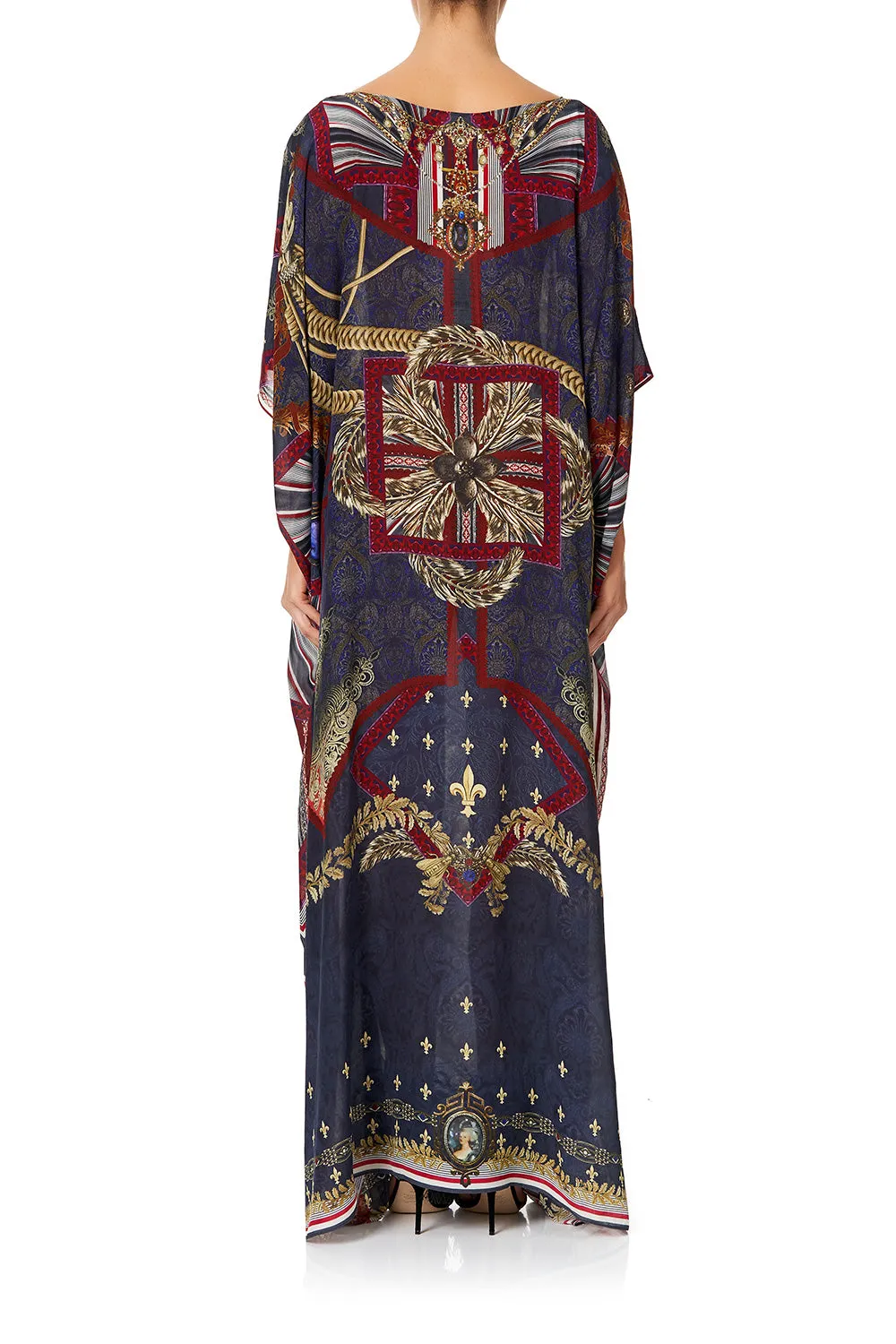 ROUND NECK KAFTAN THIS CHARMING WOMAN