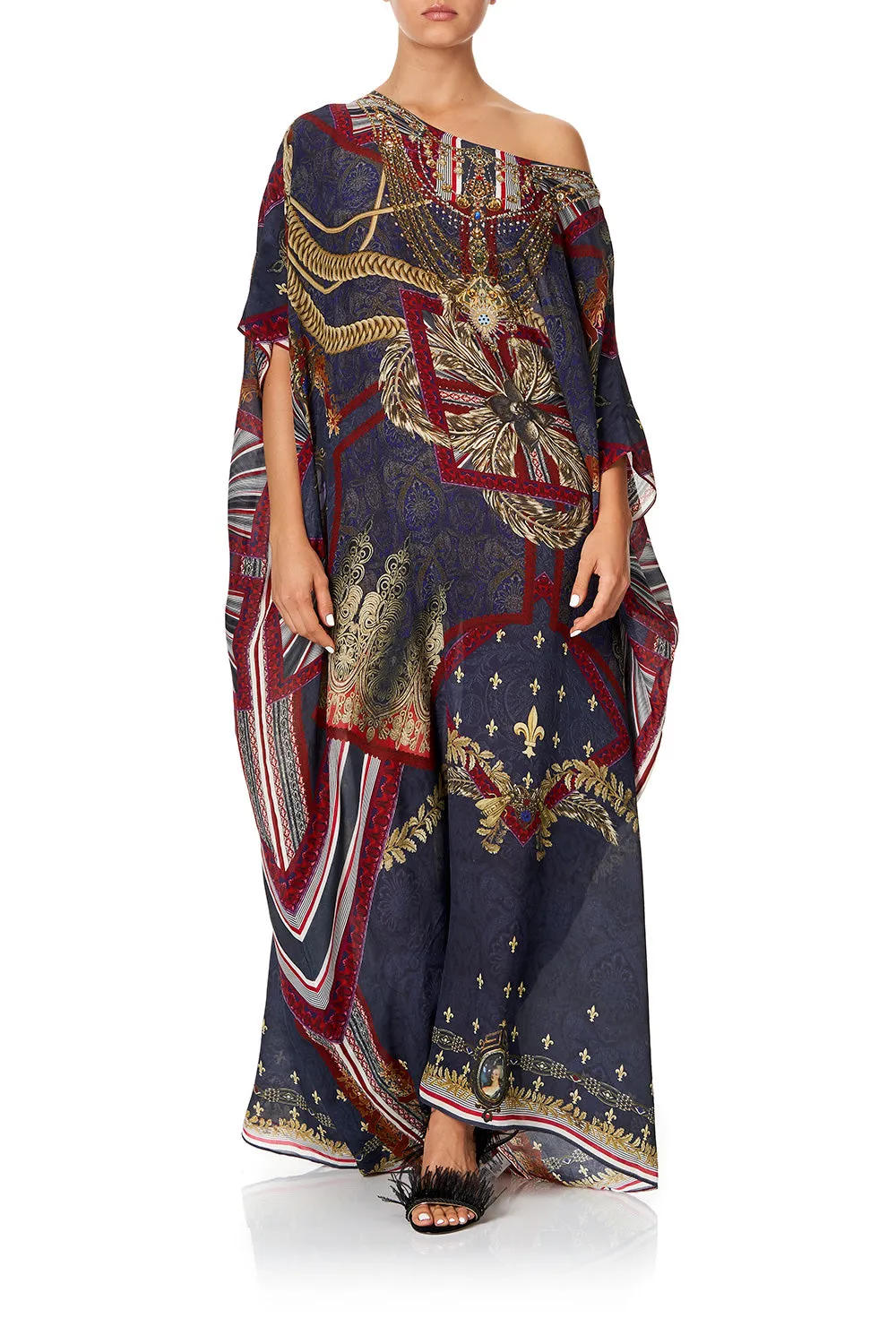 ROUND NECK KAFTAN THIS CHARMING WOMAN