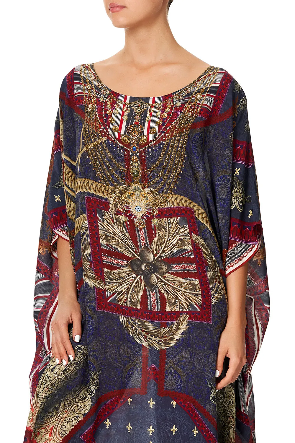 ROUND NECK KAFTAN THIS CHARMING WOMAN