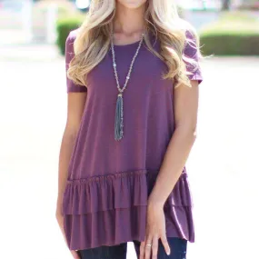 Ruffle Tunic | S-3XL